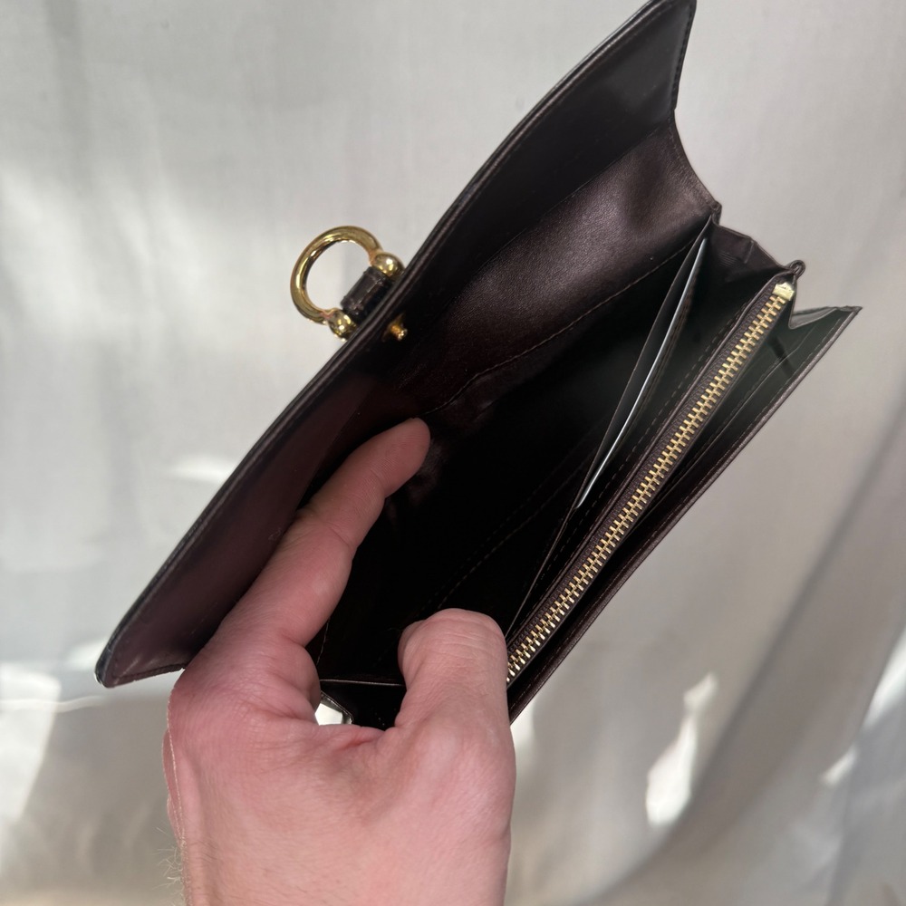 Margaret Howell Idea NWD Leather Long Zip-Around Wallet Cognac Tan‎ - Picture 10 of 14